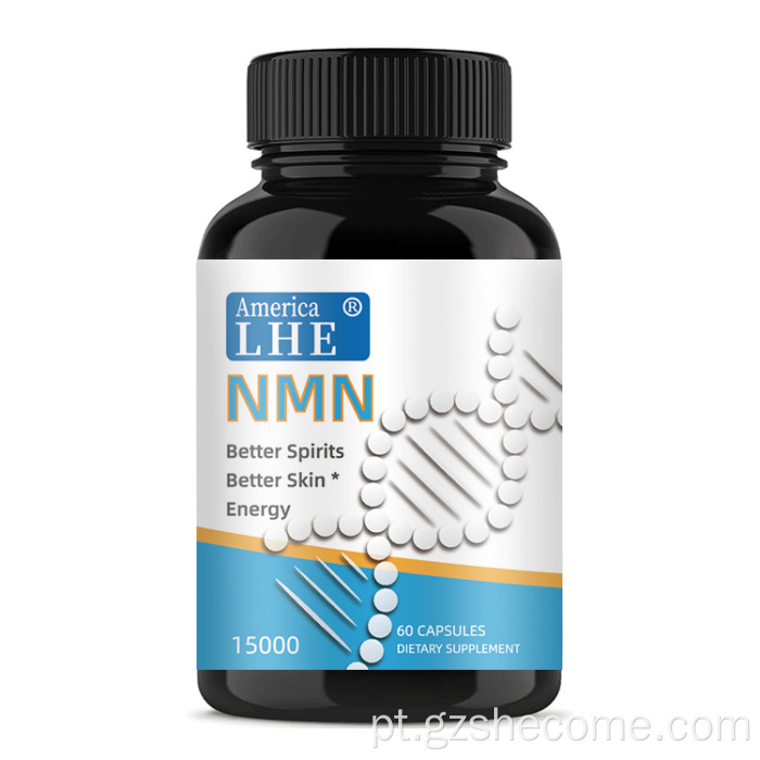 NMN Melhorar a saúde metabólica da saúde antienvelhecimento NMN Cápsulas